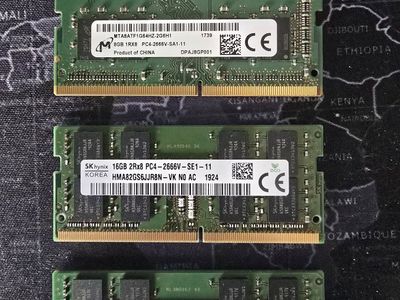 DDR4 8gb and 16gb sticks