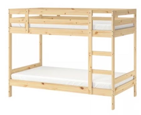IKEA Mydal double bunk bed