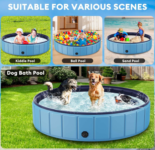 New in box Foldable Dog Pool