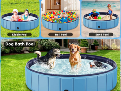New in box Foldable Dog Pool