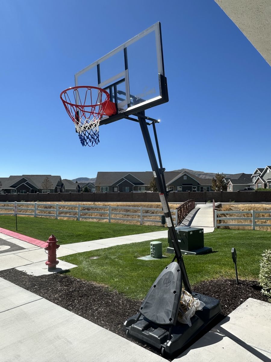 Spalding 54 inch basketball hoop