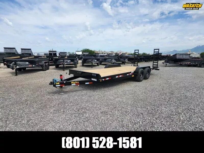 Big Tex Trailers 7x22 14EB Tandem Axle Equipment Trailer Equipment Trailer