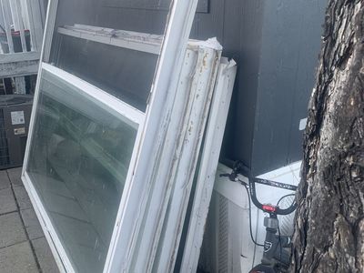 White Vinyl windows for sale