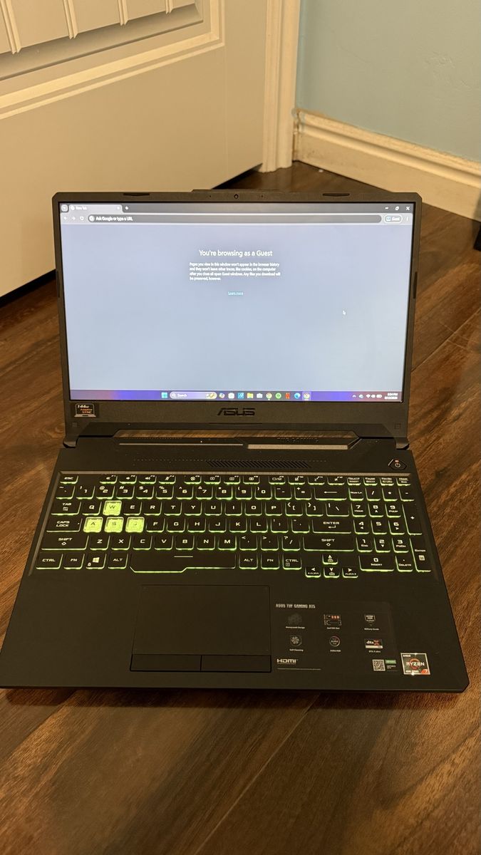 ASUS TUF Gaming A15 Laptop AMD Ryzen 7