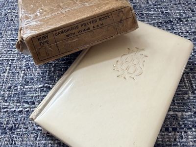 Antique Book of Common Prayer with Hymns a Religious Prayer Book used by The Church of England
