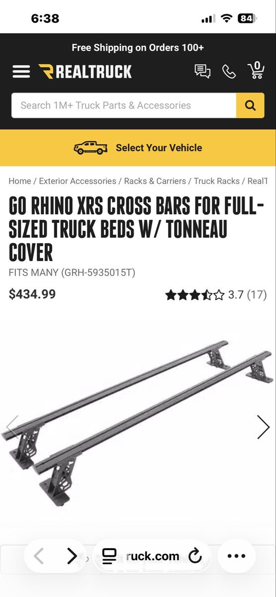 Truck tent & Rack combo.