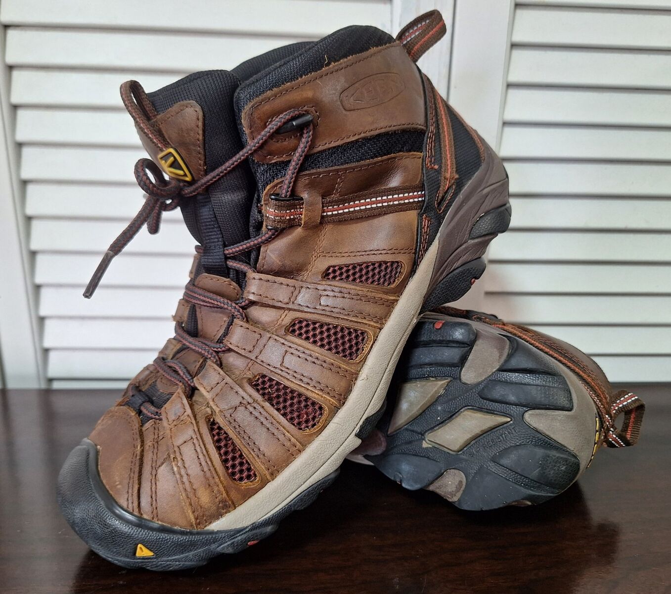 Nice KEEN Flint 2 Mens steel toe boots size 10