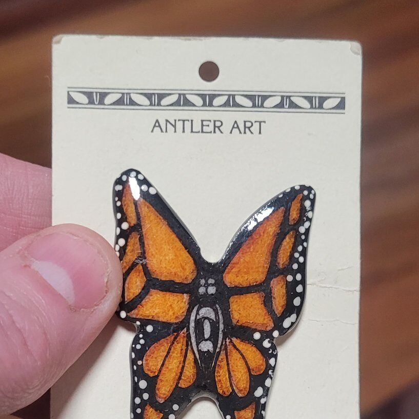 hand made butterfly pin