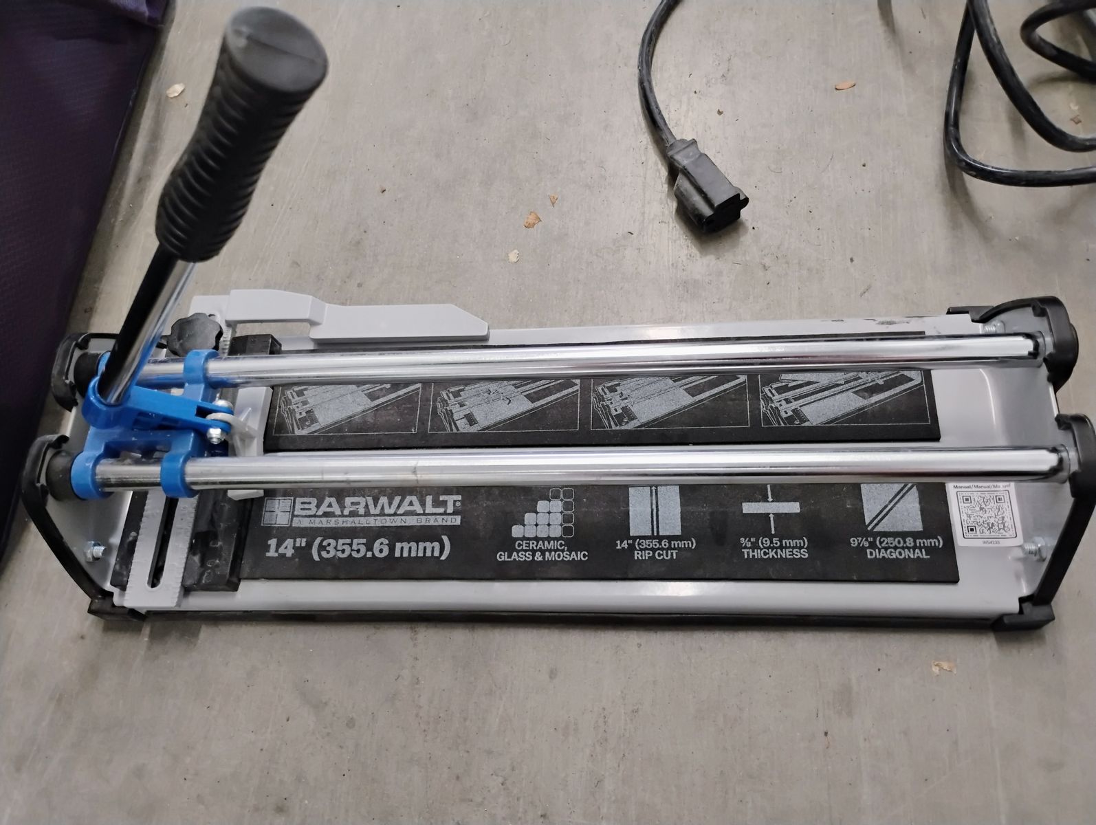 Barwalt 14" Tile cutter