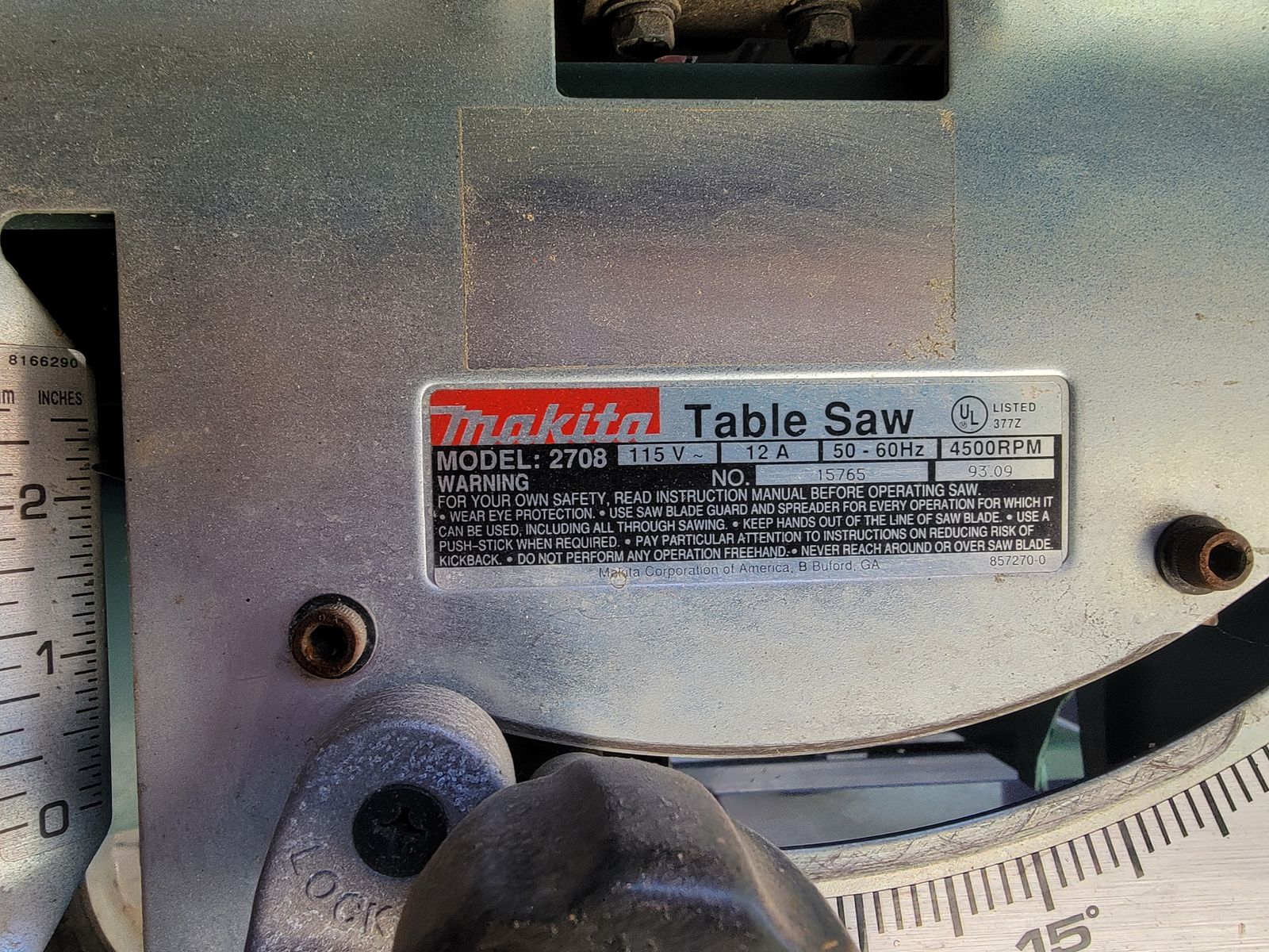 Used Makita Portable table saw