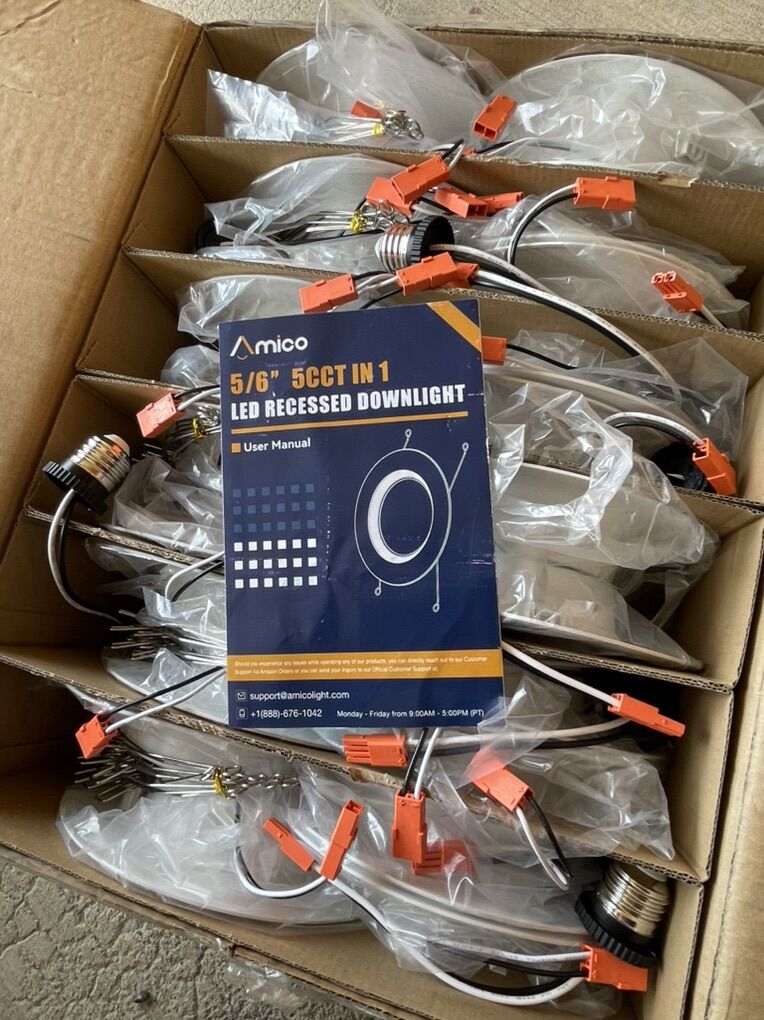 Amico 5/6 LED Recessed Downlight 24 Pcs