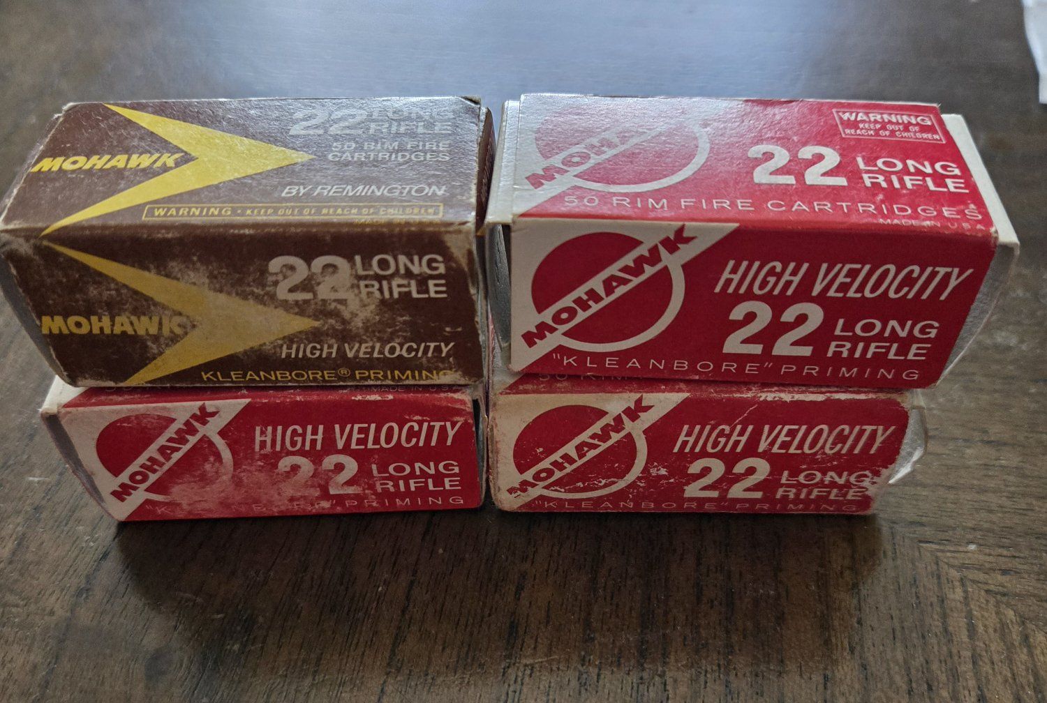 Vintage 22LR Mohawk Cartridges