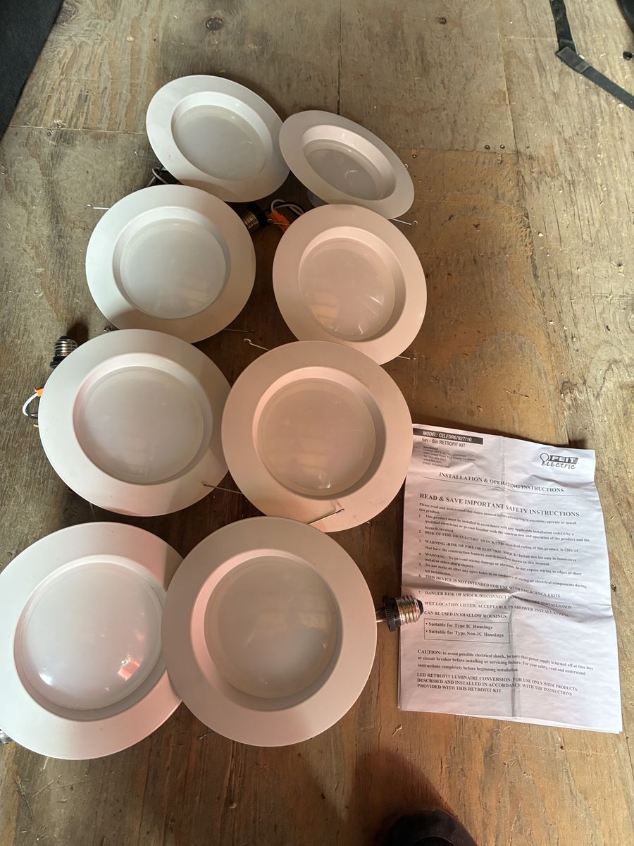 LED Recessed Lighting 5-6 Inch.