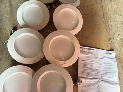 LED Recessed Lighting 5-6 Inch.