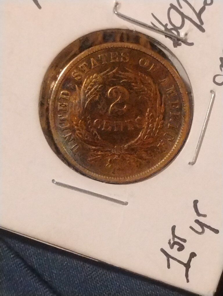 1864 2 cent