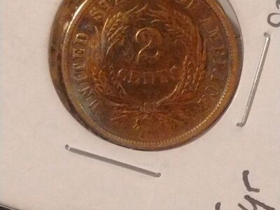 1864 2 cent