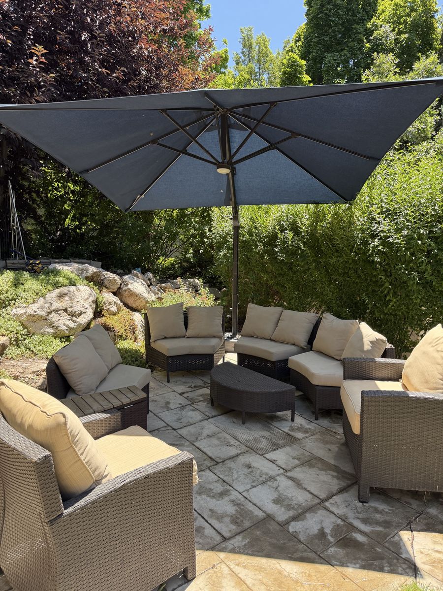8 piece patio furniture set