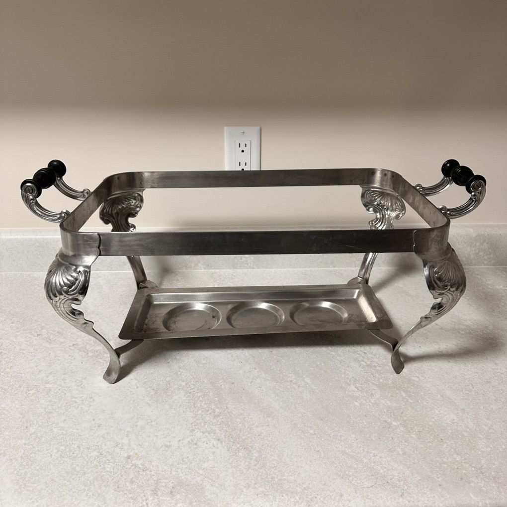 Vintage Chafer Metal Chafing Dish Stand
