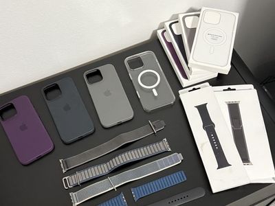 Authentic Apple 16 ProMax Cases, Ultra Bands, Watch Bands – Like New!