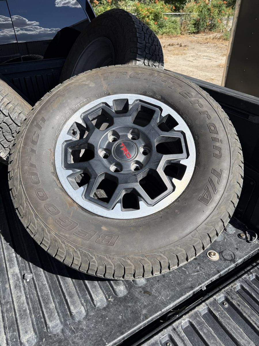 Toyota TRD Wheels with BFGoodrich Trail-Terrain T/A Tires