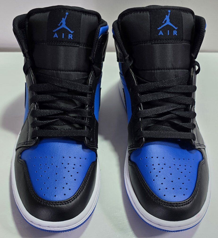 Air Jordan 1 Mid - Varsity Royal Blue Black Size 8