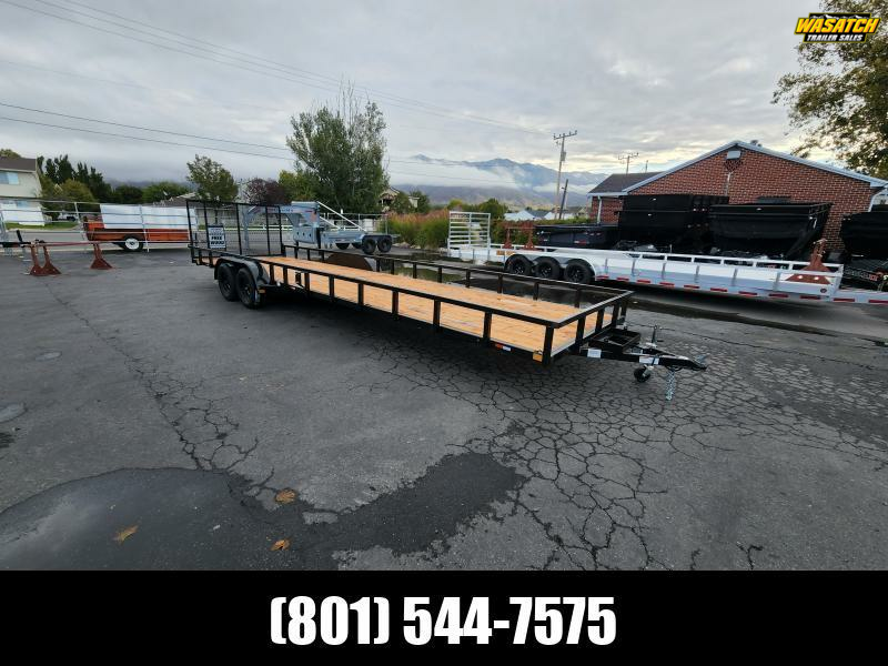 NEW MODEL: 2028 Wasatch Built Trailers 7X24 7K Utility Trailer