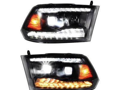 New Set Left Right Headlights Fits Dodge Ram 2009-2018