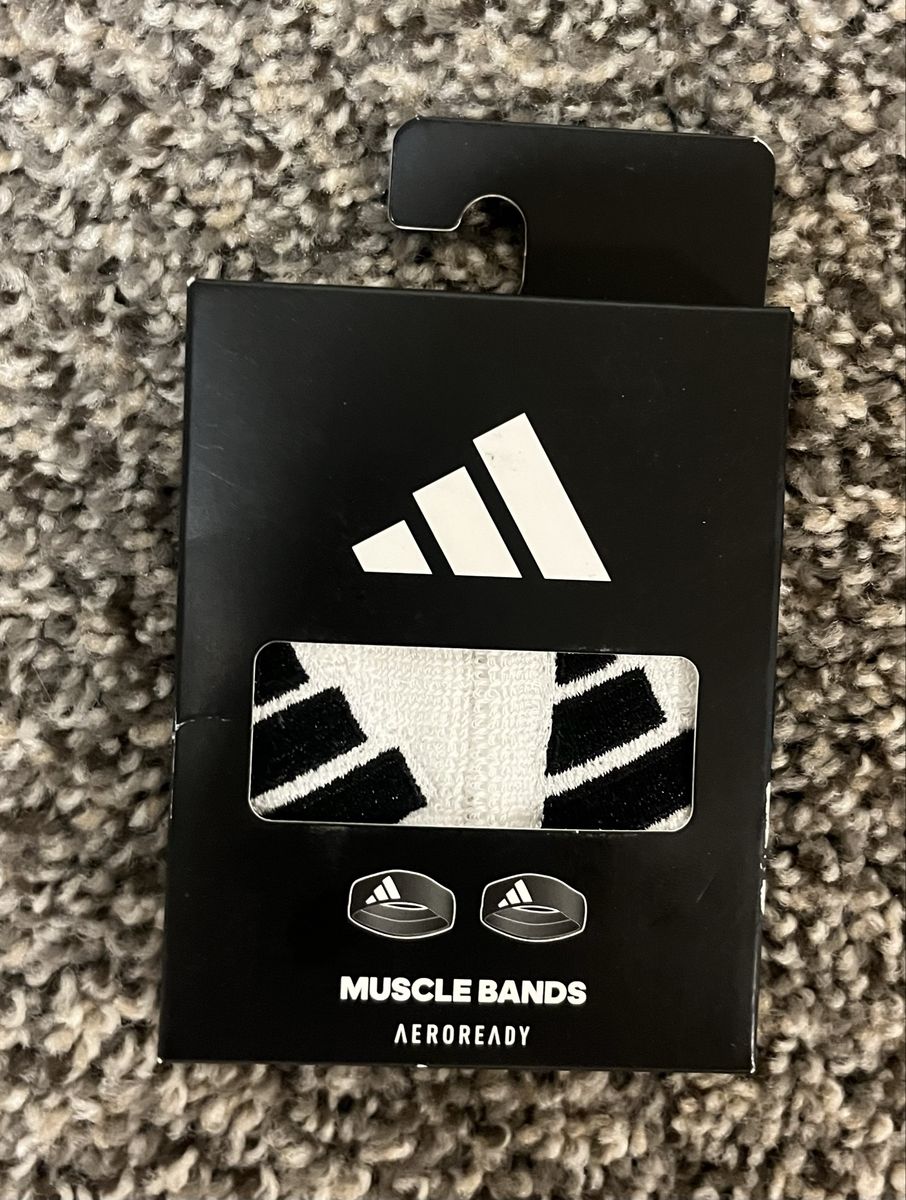 Adidas Aeroready Muscle Bands Black and White