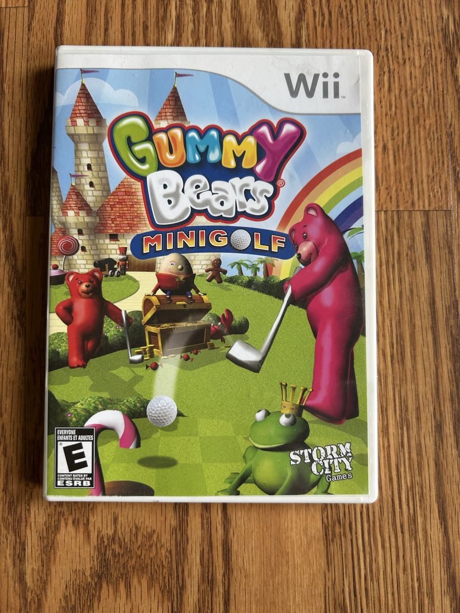 Nintendo Wii gummy bears mini golf video game
