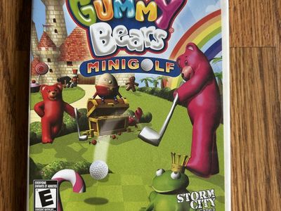 Nintendo Wii gummy bears mini golf video game