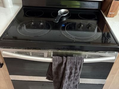 Samsung Stainless Steel Smooth Top Electric Double Oven Range NE59M6850