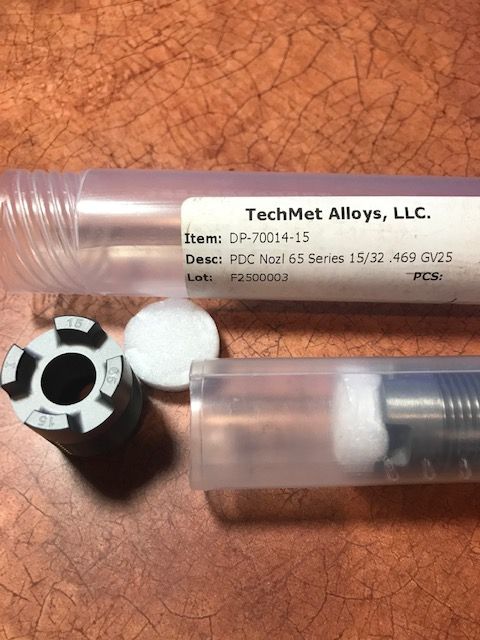 industrial Oil drilling bit nozzles DP-70014-15 PDC 65 series 15/32