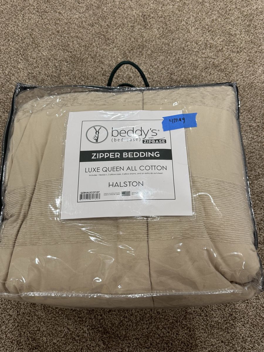 Beddys QUEEN Halston cotton Zipbase