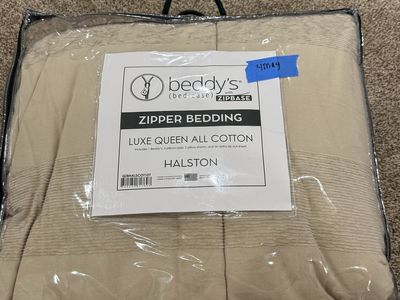 Beddys QUEEN Halston cotton Zipbase