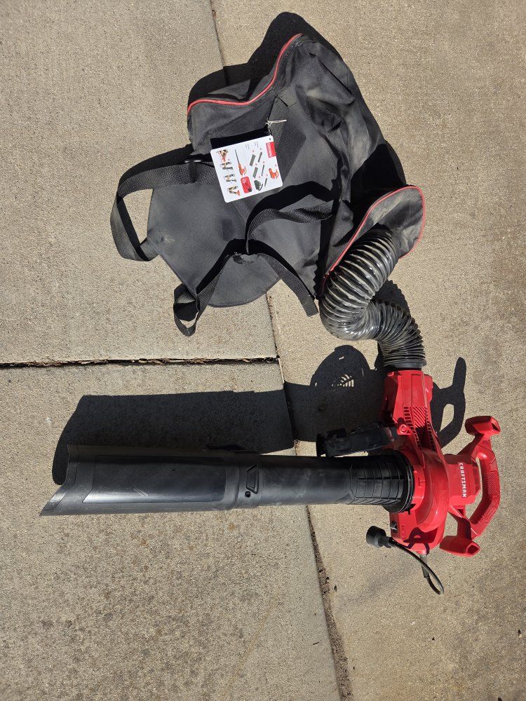 CRAFTSMAN 3-in-1 Corded Electric Leaf Blower Vacuum Mulcher