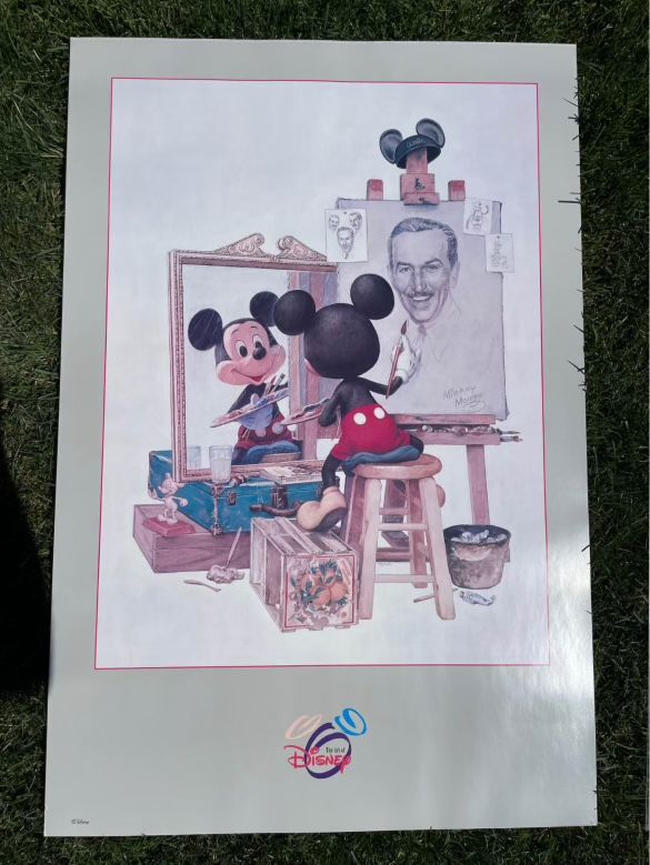 Triple Self Portrait - Disney