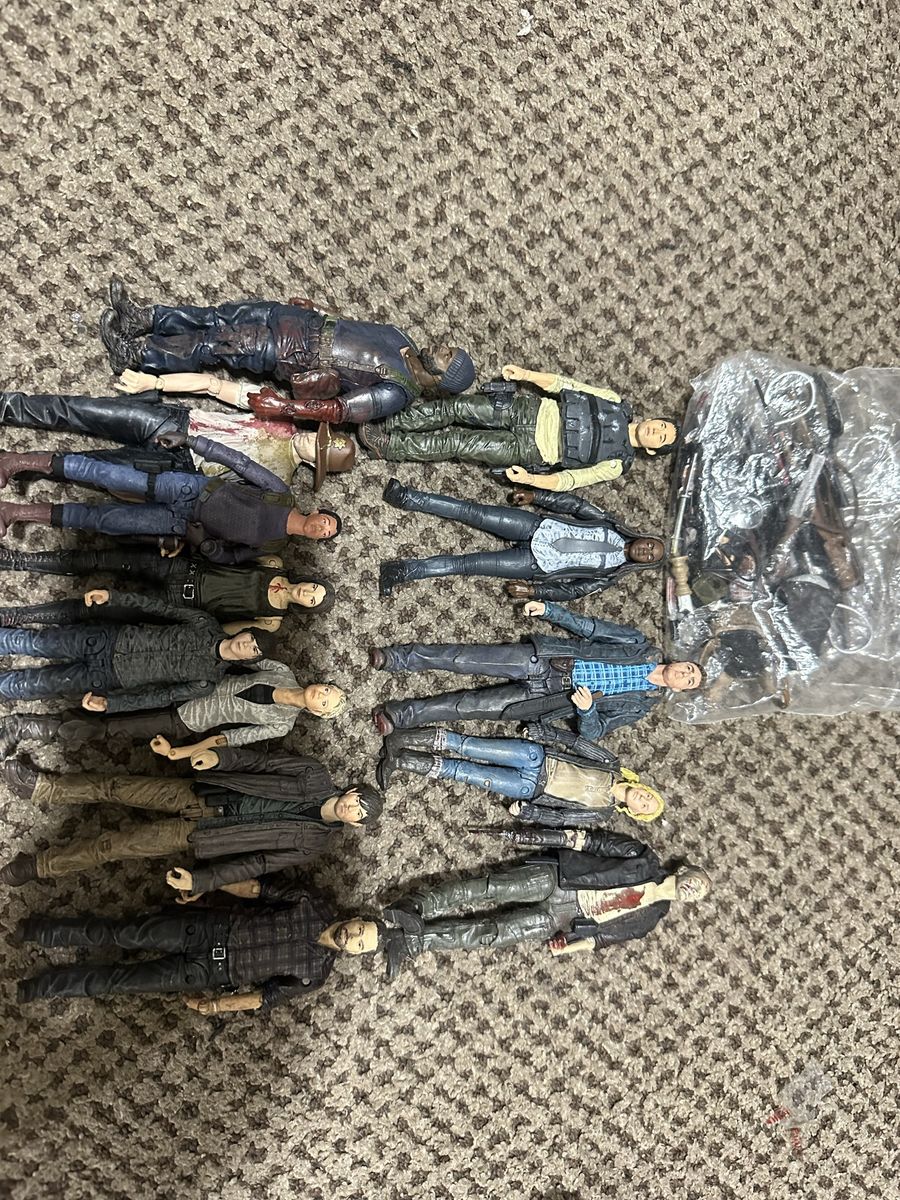 The Walking Dead Action Figure Lot