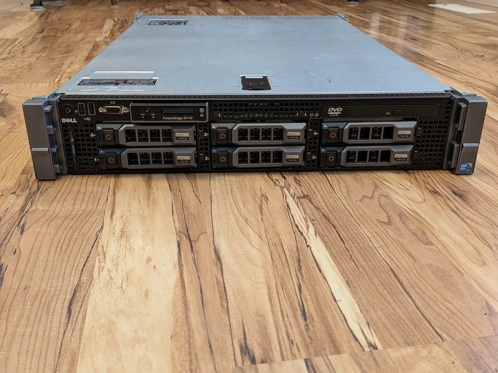 Dell PowerEdge R710 2U Server – 2× Xeon X5660, 24GB, iDRAC6 Ent, PERC 6/i, Rails (No Drives)