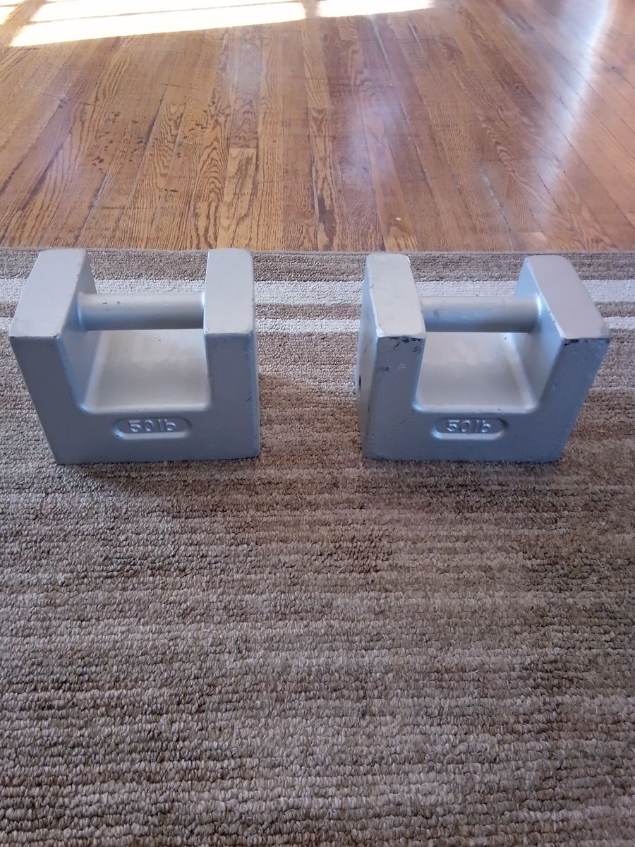 Scale Calibration Weights (pair) 100lbs total
