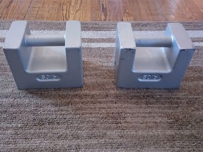 Scale Calibration Weights (pair) 100lbs total