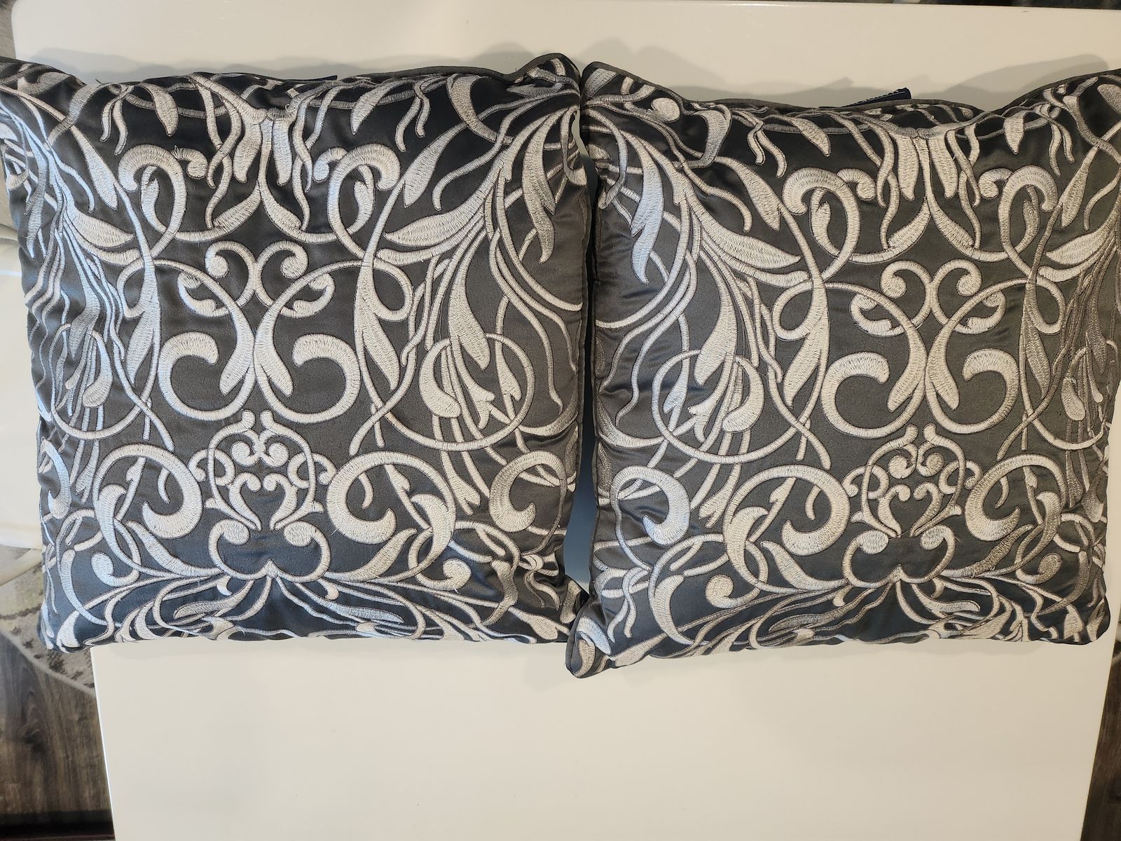 Two (2) throw pillows