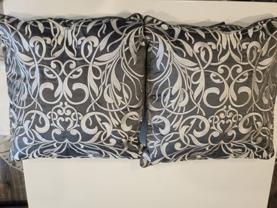 Two (2) throw pillows