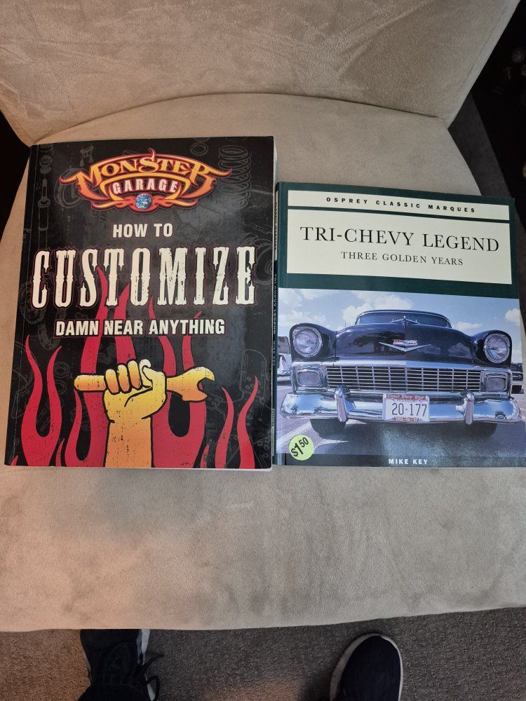How to Customize Damn Near Anything and Tri-Chevy Legend books