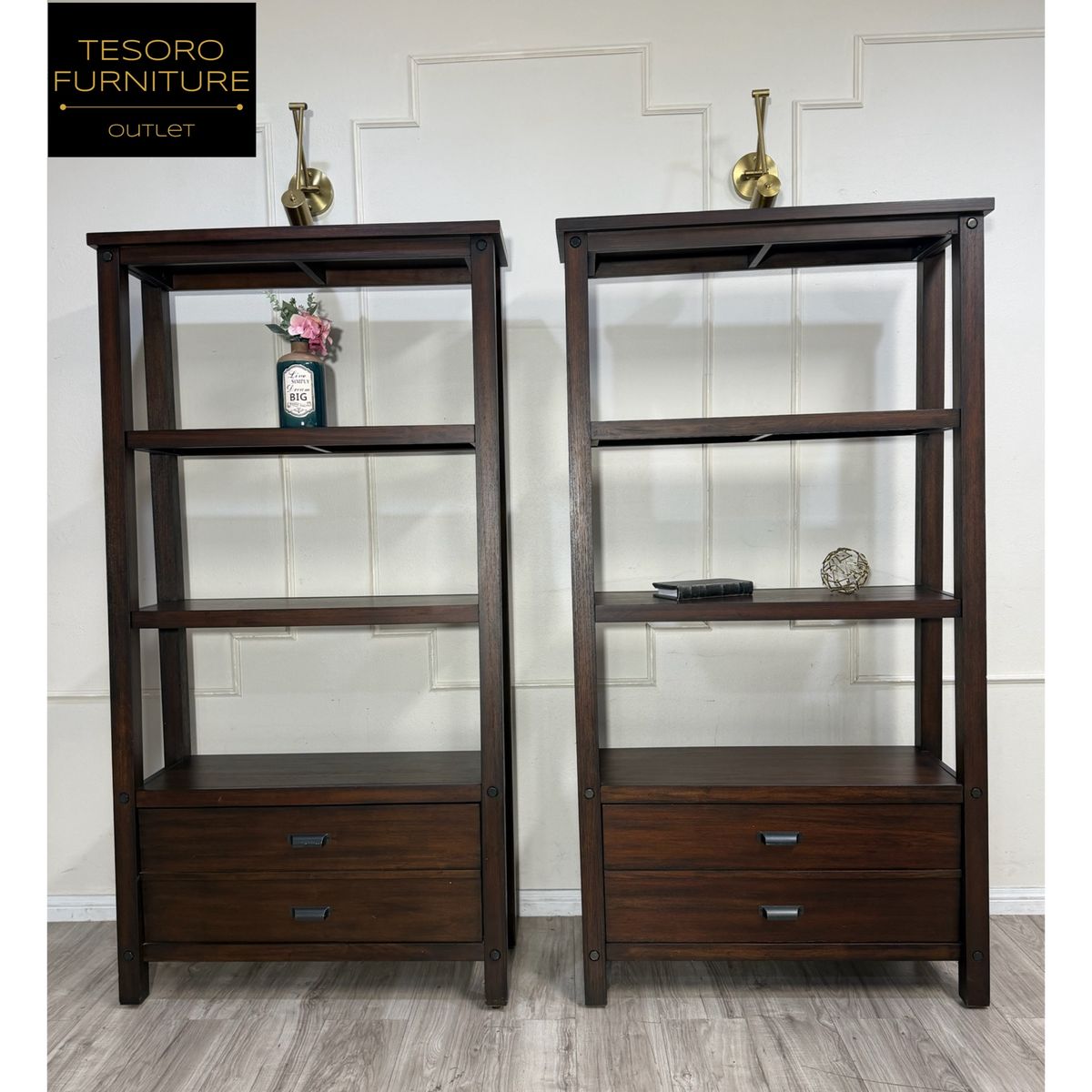 PIKE & MAIN BOOKCASES SHELVES