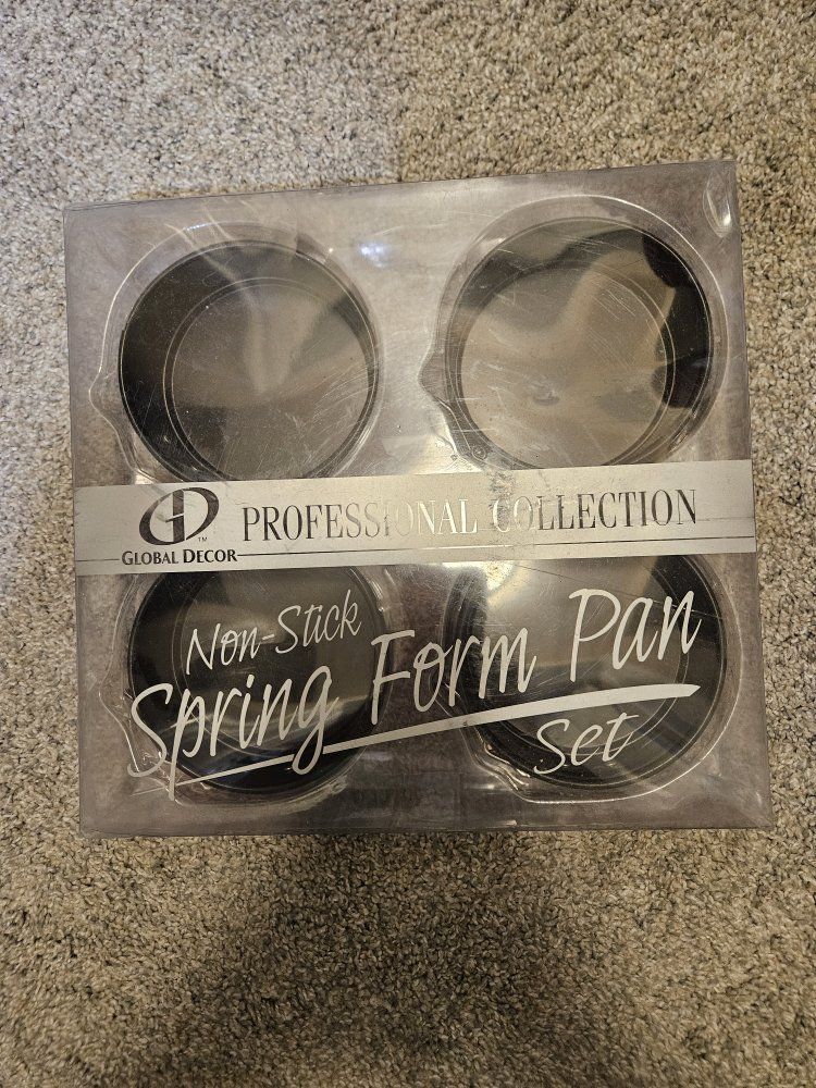 Global Decor Non-Stick Spring Form Pan Set New