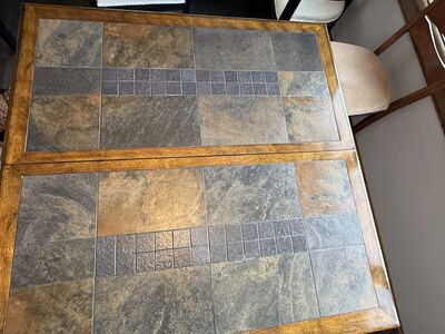 Dining Table (Counter Height) and 6 Chairs