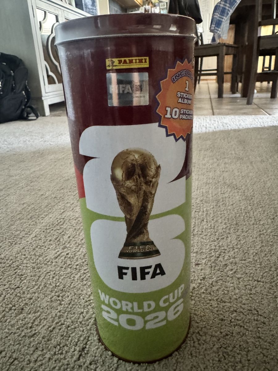 Panini FIFA World Cup 2026 Sticker Album & 10 Sticker Packs Collector's Tin