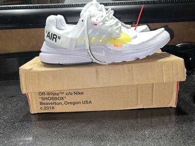 Off White X Nike Presto (White) Size 9.5
