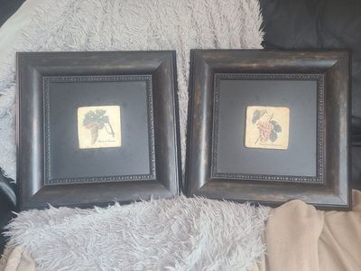 Rustic Grapevine Wall Art Set of 2 Tiled art.