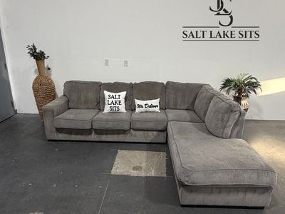 Grey L Sectional Sofa Couch Delivery